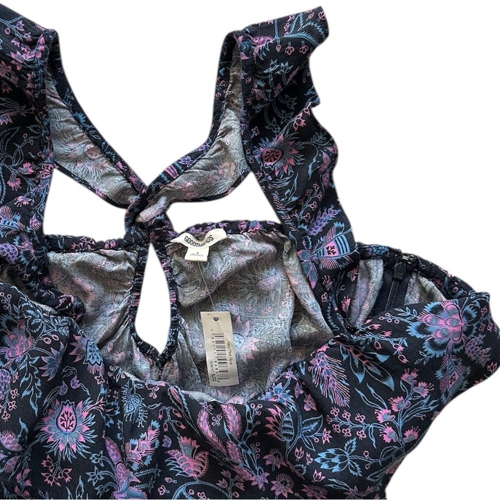 Goodthreads Women Floral High-Low Ruffle Dress – Size L - Picture 5 of 5